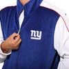 New York Giants NFL Two Tone Velour Zip Up Top (PREORDER - SHIPS EARLY OCTOBER)