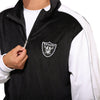 Las Vegas Raiders NFL Two Tone Velour Zip Up Top (PREORDER - SHIPS EARLY OCTOBER)