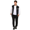 Las Vegas Raiders NFL Two Tone Velour Zip Up Top (PREORDER - SHIPS EARLY OCTOBER)