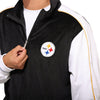 Pittsburgh Steelers NFL Two Tone Velour Zip Up Top (PREORDER - SHIPS EARLY OCTOBER)