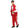 San Francisco 49ers NFL Two Tone Velour Zip Up Top (PREORDER - SHIPS EARLY OCTOBER)