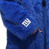 New York Giants NFL Faux Fur Long Jacket (PREORDER - SHIPS LATE NOVEMBER)