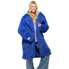 New York Giants NFL Faux Fur Long Jacket (PREORDER - SHIPS LATE NOVEMBER)