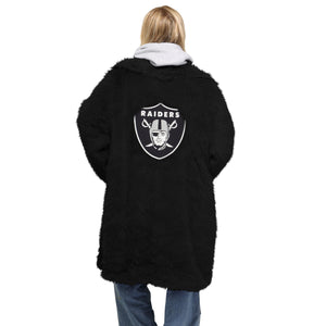 Las Vegas Raiders NFL Faux Fur Long Jacket (PREORDER - SHIPS LATE NOVEMBER)