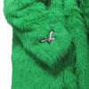 Philadelphia Eagles NFL Kelly Green Faux Fur Long Jacket (PREORDER - SHIPS LATE NOVEMBER)