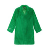 Philadelphia Eagles NFL Kelly Green Faux Fur Long Jacket (PREORDER - SHIPS LATE NOVEMBER)