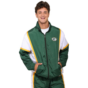 Green Bay Packers NFL Nylon Crinkle Gameday Jacket