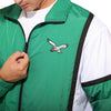 Philadelphia Eagles NFL Kelly Green Nylon Crinkle Gameday Jacket (PREORDER - SHIPS LATE OCTOBER)