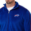 Buffalo Bills NFL Mens Velour Zip Up Top