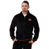 Cincinnati Bengals NFL Mens Velour Zip Up Top