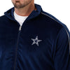 Dallas Cowboys NFL Mens Velour Zip Up Top