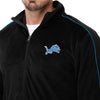 Detroit Lions NFL Mens Velour Zip Up Top