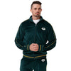 Green Bay Packers NFL Mens Velour Zip Up Top