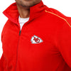 Kansas City Chiefs NFL Mens Velour Zip Up Top