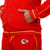 Kansas City Chiefs NFL Mens Velour Zip Up Top