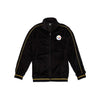 Pittsburgh Steelers NFL Mens Velour Zip Up Top