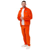 Cincinnati Bengals NFL Mens Orange Velour Zip Up Top