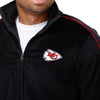 Kansas City Chiefs NFL Mens Black Velour Zip Up Top