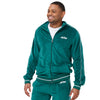 New York Jets NFL Mens Velour Zip Up Top