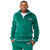 Philadelphia Eagles NFL Mens Kelly Green Velour Zip Up Top (PREORDER - SHIPS MID MAY)