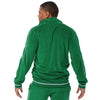 Philadelphia Eagles NFL Mens Kelly Green Velour Zip Up Top (PREORDER - SHIPS LATE SEPTEMBER)