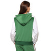 Philadelphia Eagles NFL Womens Kelly Green Two Tone Velour Zip Up Top (PREORDER - SHIPS EARLY OCTOBER)