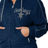Dallas Cowboys NFL Womens Terry Knit Zip Up Top