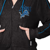 Detroit Lions NFL Womens Terry Knit Zip Up Top