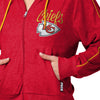 Kansas City Chiefs NFL Womens Terry Knit Zip Up Top