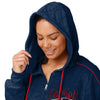 New England Patriots NFL Womens Terry Knit Zip Up Top