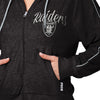 Las Vegas Raiders NFL Womens Terry Knit Zip Up Top