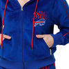 Buffalo Bills NFL Womens Velour Zip Up Top