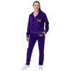 Baltimore Ravens NFL Womens Velour Zip Up Top