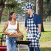 Los Angeles Dodgers MLB Plaid Chef Set