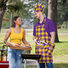 LSU Tigers NCAA Plaid Chef Set