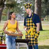 Michigan Wolverines NCAA Plaid Chef Set