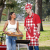 Nebraska Cornhuskers NCAA Plaid Chef Set