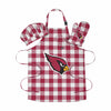 Arizona Cardinals NFL Plaid Chef Set