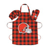 Cleveland Browns NFL Plaid Chef Set