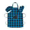 Carolina Panthers NFL Plaid Chef Set