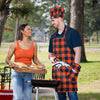 Denver Broncos NFL Plaid Chef Set