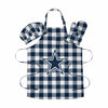 Dallas Cowboys NFL Plaid Chef Set