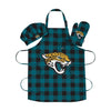 Jacksonville Jaguars NFL Plaid Chef Set