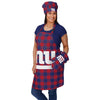 New York Giants NFL Plaid Chef Set