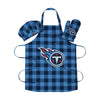 Tennessee Titans NFL Plaid Chef Set