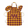 Washington Commanders NFL Plaid Chef Set