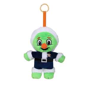 Houston Astros MLB Plush Mascot Santa Bag Charm Keychain