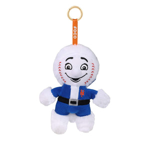 New York Mets MLB Plush Mascot Santa Bag Charm Keychain