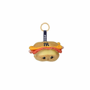 New York Yankees MLB Plush Food Bag Charm Keychain
