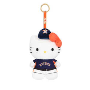 Houston Astros MLB Plush Hello Kitty® Bag Charm Keychain